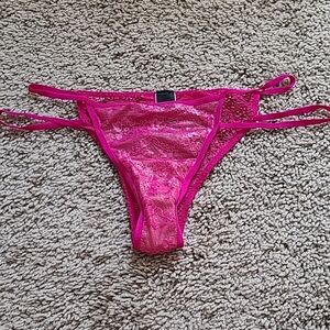 NWOT Victoria's Secret Pink Lace Netting Itsy Mini